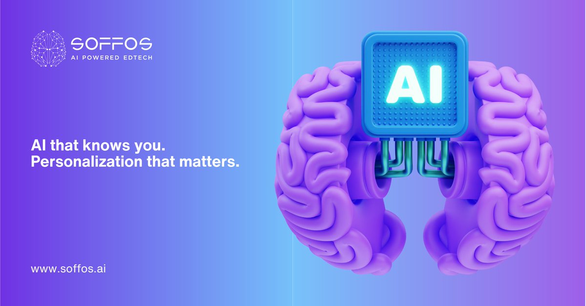 SoffosAI's tweet photo. 🔍 Personalization in AI is a game-changer!
✨ Boost satisfaction with relevant content
📊 Gain insights from real-time data
⚙️ Streamline operations and adapt quickly
🤖 Elevate every user interaction
Personalization isn’t just an option—it’s essential! #AI #Personalization https://t.co/SrZOw24lN3