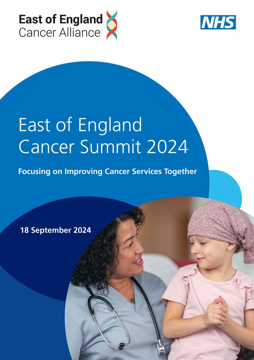 EOE_cancer's tweet photo. We look forward to welcoming delegates at the EoE Cancer Summit tomorrow. It's full!

It will be a powerful demonstration of collaboration between patients, carers, clinicians &amp; leaders. Shaping the future of cancer care to meet the needs of all.

Updates: #eastcancersummit https://t.co/r2n21cTUUs
