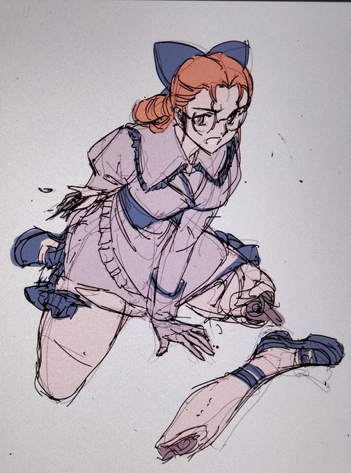 リクエストのフェブラリーさんと山の手ロボ娘さんの進捗です
フェブラリーさんは自身が壊れながらも索敵を続ける感じで纏めようと思います😊 