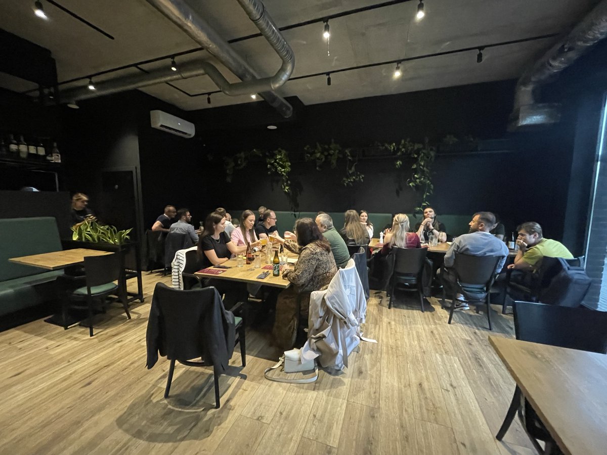 GodelTech's tweet image. All fun and games when Citation visit the Wroclaw office! The guys had a busy few days sprint planning, whiteboarding, axe throwing and dinner. #PeopleBehindTech