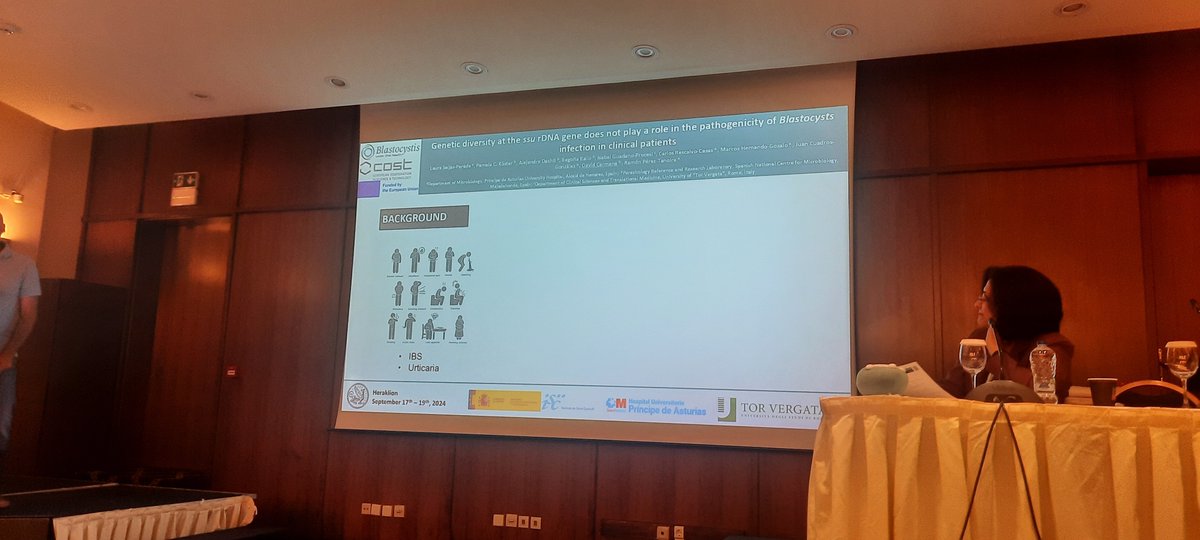 eleni gentekaki (@ciliategal) on Twitter photo David Carmena on #geneticdiversity of #blastocystis ssu and pathogenicity #Blastocystis24 <a href="/Blastocystis/">International Blastocystis Network (IBN)</a> <a href="/BlastocystisC/">BlastocystisCOST</a> <a href="/MicrobioSoc/">Microbiology Society</a> #gut #parasite? #protist David Carmena on #geneticdiversity of #blastocystis ssu and pathogenicity #Blastocystis24 <a href="/Blastocystis/">International Blastocystis Network (IBN)</a> <a href="/BlastocystisC/">BlastocystisCOST</a> <a href="/MicrobioSoc/">Microbiology Society</a> #gut #parasite? #protist