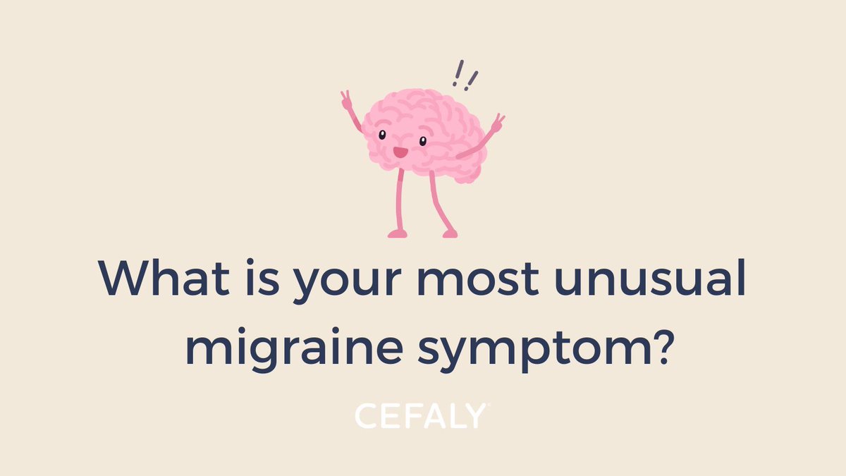 Migraine is so much more than just a headache. Please share your less well-known migraine symptoms in the comments below ✍️ #migraine #migraineawareness #cefaly #notjustaheadache