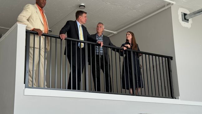 .<a href="/MarkWarner/">Mark Warner</a> visited our #DanRiverFalls project, highlighting the importance of quality housing and innovative approaches to development buff.ly/3B6bNIx