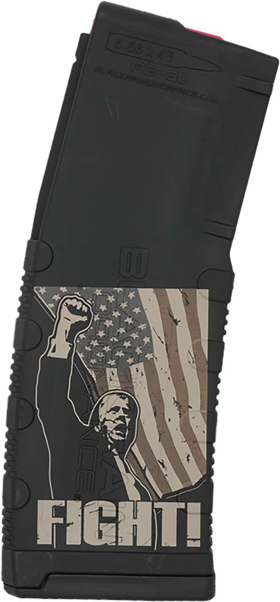 gunbeaver's tweet photo. "Trump Fight!" - Black Rain 5.56X45 30RD magazine on sale - $17.97 ✊🇺🇸

🔗 https://t.co/vOSqjnidml

BLACK RAIN MAGAZINE 5.56X45 30RD BLACK TRUMP FIGHT

#TrumpFight