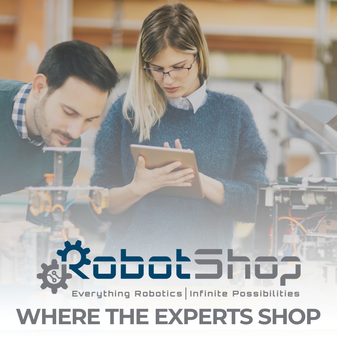 RobotShop's tweet image. Where do the robotics experts shop? RobotShop, of course! Find top-quality robots and tech today. Shop now: rb1.shop/3B8I4OW #RobotShop #TechExperts
