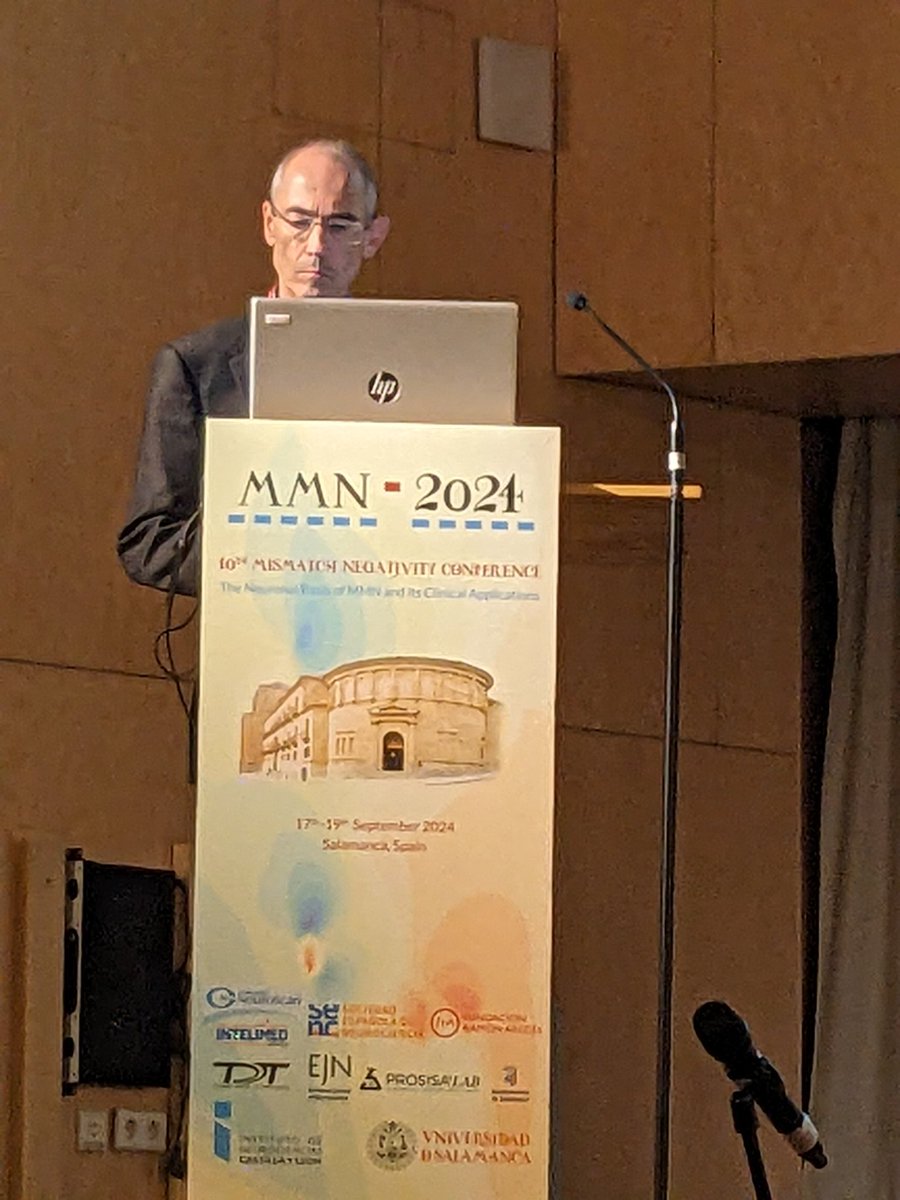 Carles Escera presents now the Brainlab's research line of work on the cortico-subcortical interplay in auditory predictive processing at the MMN conference