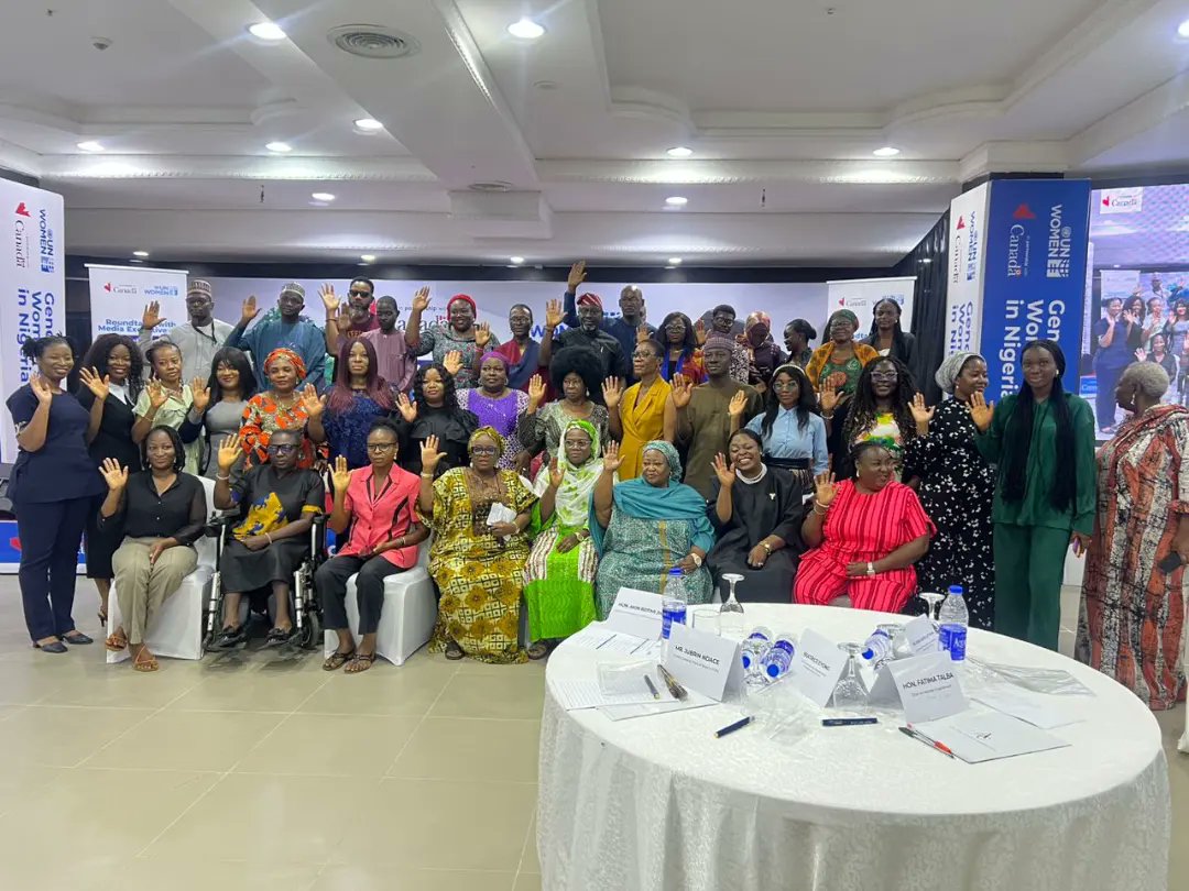 WILPF Nigeria attended a Round Table with Media Executives on Gender Equality and Women’s Empowerment in Nigeria. Organized by UN WOMEN and Government of Canada