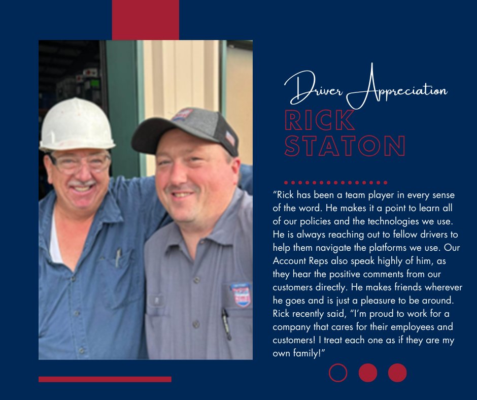 ColonialOilInd's tweet photo. Join us in celebrating some of our most exceptional drivers! These individuals have been nominated by their Terminal Managers for their dedication to our company and their communities. Thank you for all that you do!

#DriverAppreciationWeek https://t.co/wD0jeY1Uf2
