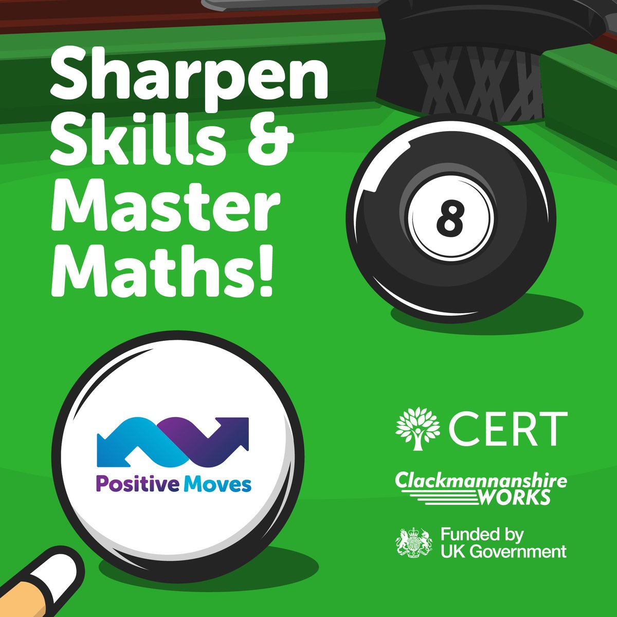 PositiveMoves23's tweet image. 🎱 FREE Snooker, Pool &amp;amp; Darts Workshop 🎯
RU 16+ &amp;amp; in Clacks?
A fun workshop where classic games meet the world of numbers! Improve your sports and arithmetic skills.

Tue 1st Oct 4-6
JJ&apos;s Pool Hall, Alloa

Sign up: positivemoves.scot/courses/multip…

#PositiveMoves #MultiplyProgramme