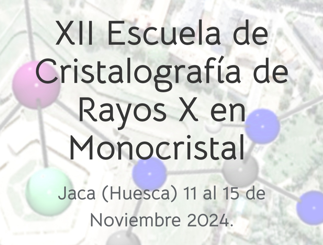 📣Curso: "Cristalografía de Rayos X aplicada a Monocristales"
📆 11-15 Noviembre, 2024
📍 Jaca (Huesca)
cursos-sc-xrd.unizar.es/inicio.html