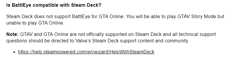 BattlEye compatibility with Steam Deck

support.rockstargames.com/articles/33490…

#GTAOnline