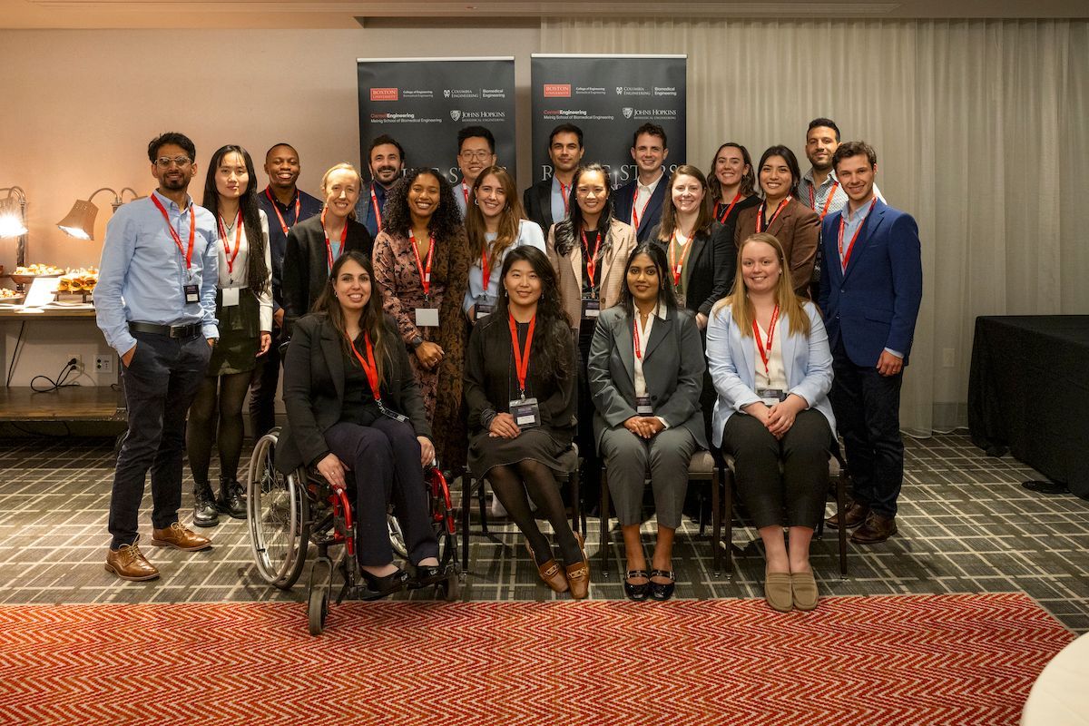 JHUBME's tweet image. The 2024 Rising Stars in Engineering in Health workshop was held in Boston. Faculty from co-host institutions, #HopkinsBME, @ColumbiaBME, @CornellBME, &amp;amp; @BostonU_BME, helped prepare participants for the job market through mock interviews, panels, networking receptions, &amp;amp; more.