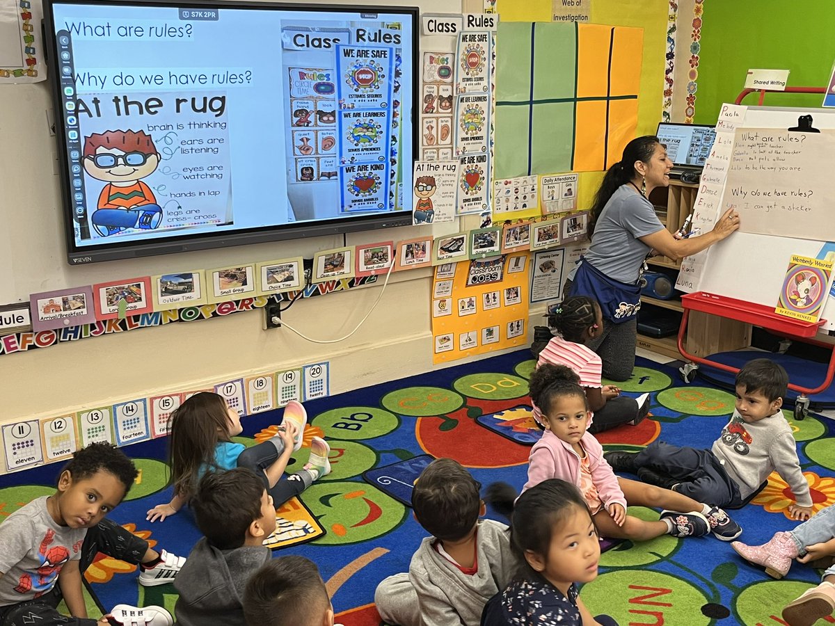 BPS_Beginners's tweet photo. We are safe. We are kind. We are learners. Ms. Cartagena’s class is learning about “why we have rules”! #pyramidmodel #mtss #bellevillebeginners https://t.co/OsNw4JtLmY