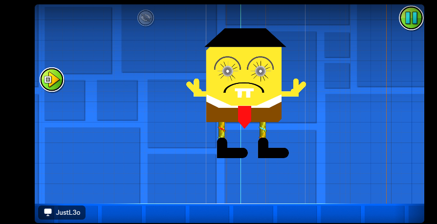 This is Spongebob made by JustL3o (i'm not sleeping tonight)