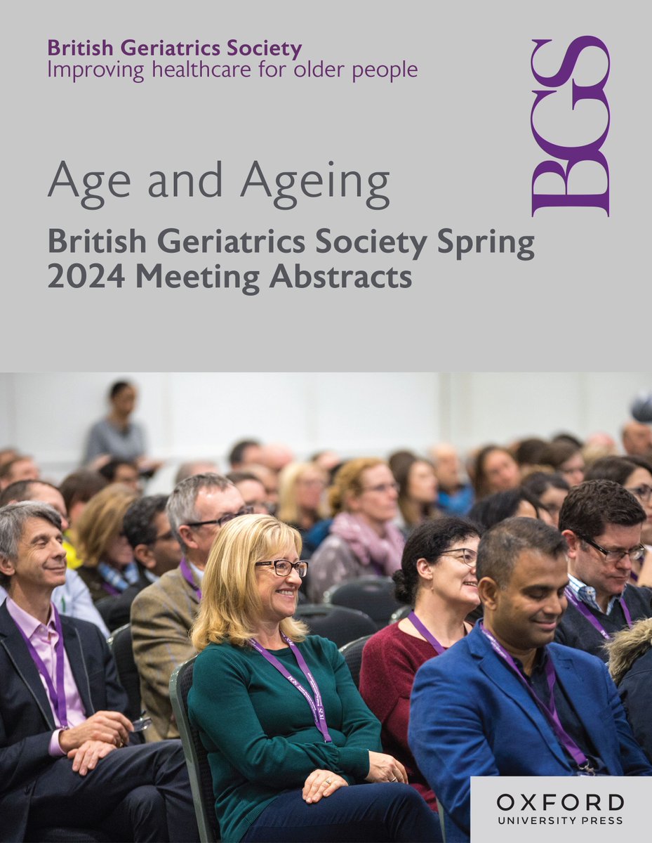 British Geriatrics Society (@gerisoc) on Twitter photo Our journal <a href="/Age_and_Ageing/">Age_and_Ageing</a> has published the abstract supplement for the BGS Spring Meeting 2024 #BGSConf. All these abstracts were presented live from 22-24 May and are available via academic.oup.com/ageing/issue/5… Our journal <a href="/Age_and_Ageing/">Age_and_Ageing</a> has published the abstract supplement for the BGS Spring Meeting 2024 #BGSConf. All these abstracts were presented live from 22-24 May and are available via academic.oup.com/ageing/issue/5…