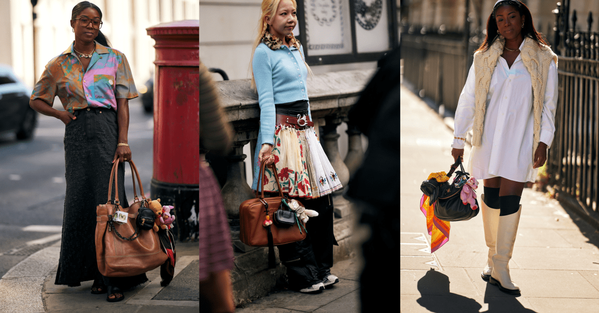 sophieromastyle's tweet photo. The Bag Charm Trend Took Over London Fashion Week Street Style https://t.co/HqHk1jgxKN https://t.co/yEeJkszOky