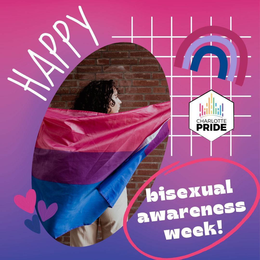 🌈 It’s Bisexual Awareness Week! 🌈

We’re celebrating the visibility, pride, and resilience of the bi+ community. Your stories and identities matter! 💖💜💙

#BiWeek #BisexualAwarenessWeek #BiVisibility #CLTPride