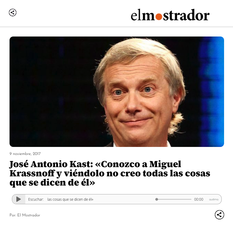 Gonzalo Blumel e Ignacio Briones visten hoy credenciales de "derecha democrática".
Hace muy poco llamaban a votar por el Nazi de Paine, que negaba las atrocidades cometidas en dictadura por bastardos como Miguel Krassnoff, condenado a más de 850 años de prisión.

#ParemosElWebeo