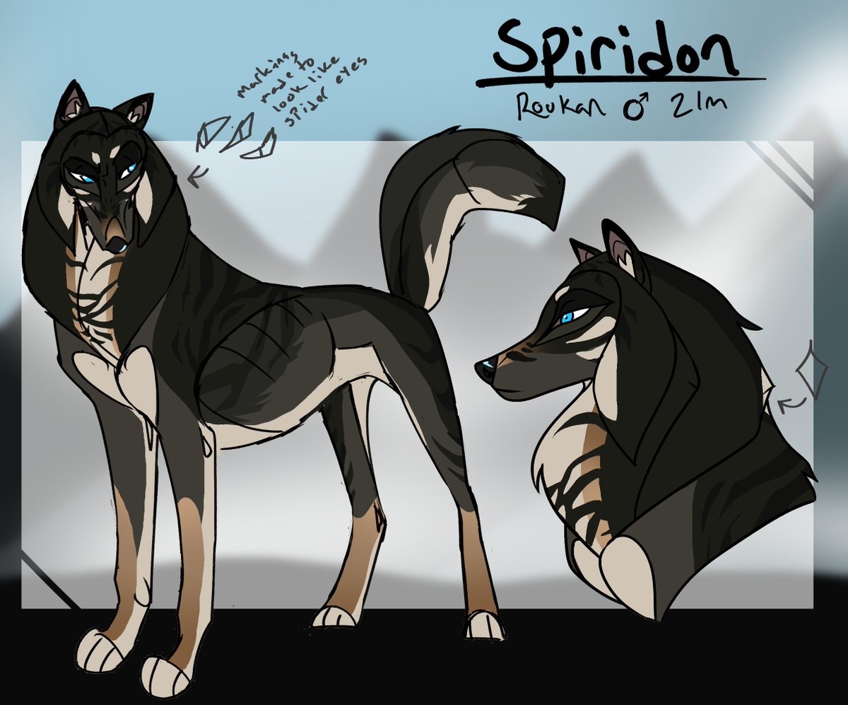 updated design of an old oc! :)

#art #drawing #furry #wolf #oc #redesign
