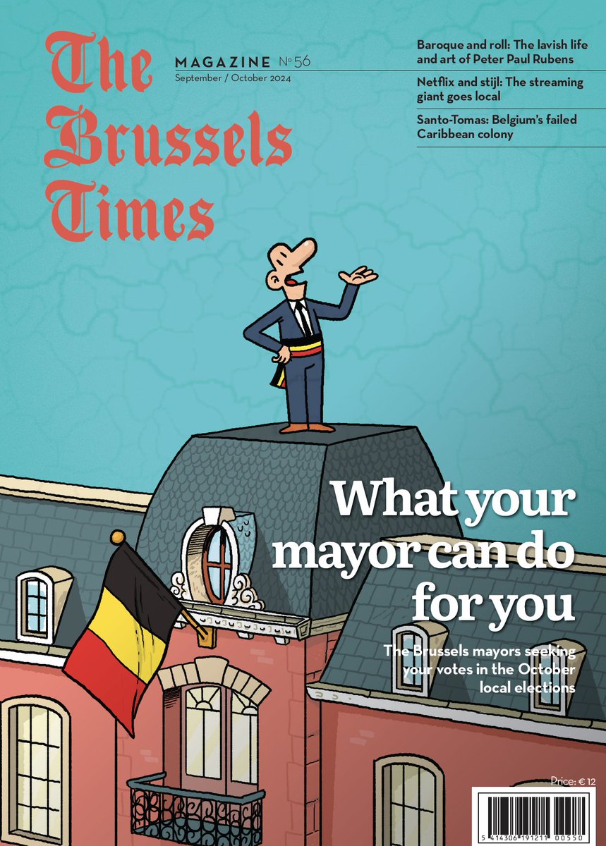 The latest <a href="/BrusselsTimes/">The Brussels Times</a> Magazine is on sale now!

Our special issue, ahead of the October 13 local elections, examines what your mayor can do for you – and how your vote contributes to more responsive and inclusive governance.
Cover art by <a href="/lectrr/">lectrr</a>