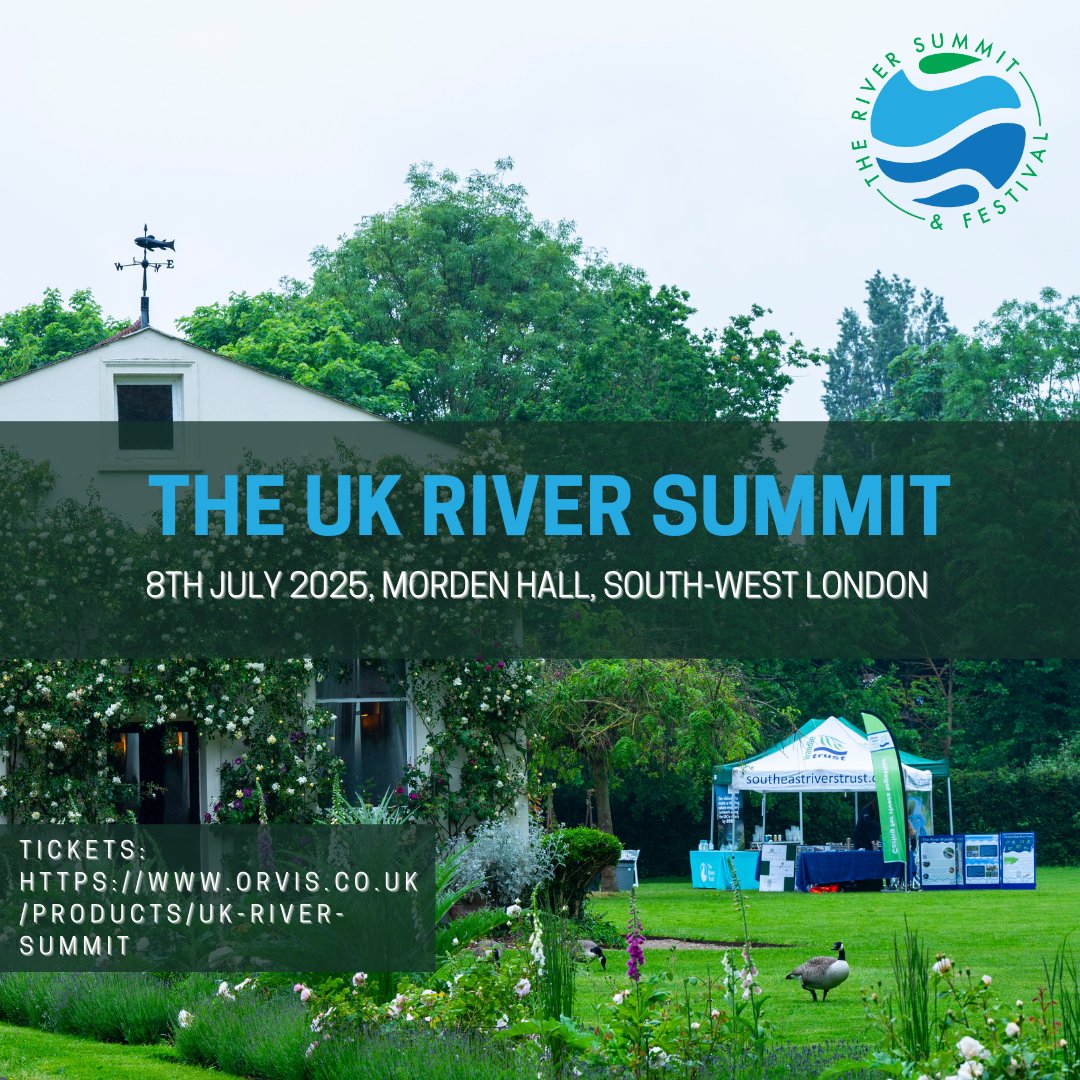 💧TICKETS NOW ON SALE!

An event that truly embraces a global outlook with a local focus – The 2025 UK River Summit is set to take place at Morden Hall on the River Wandle, London, on the 8th July 2025.

Book your tickets now <a href="/TheRiverSummit/">The River Summit & Festival</a>: bit.ly/4dpZ157