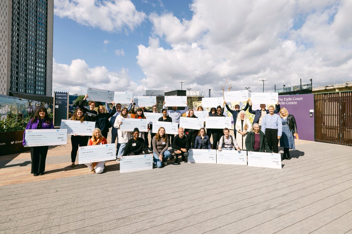 HFGiving's tweet photo. Congratulations to the 20 recipients of the 2024 Earls Court Community Fund! 👏 
These projects will support health and wellbeing, education, and foster community engagement, in the aim to enrich and support the Earl’s Court community. Thank you to ECDC and K&amp;CF. 

#earlscourt https://t.co/nAJDq2q5tw