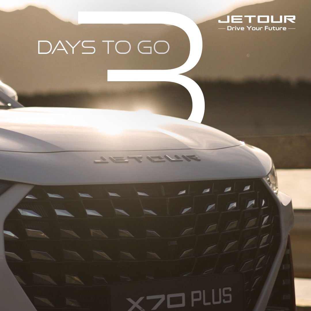 JETOUR_Global's tweet photo. Only 3 days left! Witness the exciting launch of Jetour vehicles in South Africa. Stay tuned for updates! 

#JetourLaunch #JetourInZA #JETOUR #DriveYourFuture @Jetour_SA https://t.co/TNj96HOkce