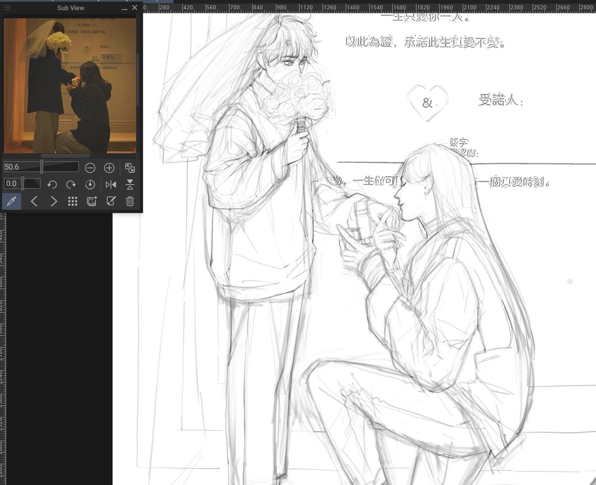 WIP Yeonwoo x Haesul
Webtoon: Yeonwoo's Innocence 

#manhwa #webtoon #fanart #sketch #Wip