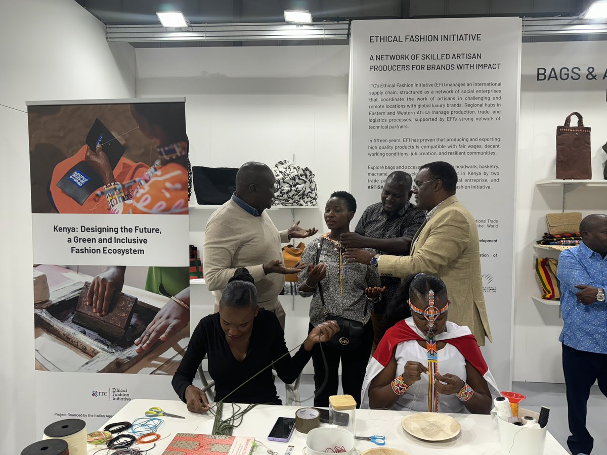 ENSDAKE's tweet photo. Visiting LineaPelle offers @ENSDAKE and Kenya at large valuable insights into Tannery manufacturing and latest machines used in the leather industry. This is a key step towards revitalizing Kenya's leather value chain.
#leatherindustry
#Leathervaluechain https://t.co/i3aB3WvUrr