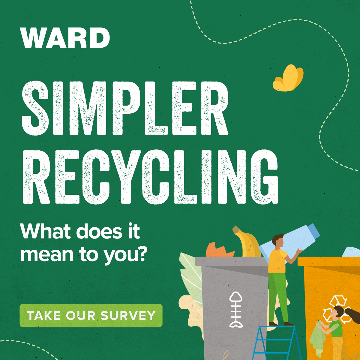 ***Share your views on Simpler Recycling***
It only only takes a few minutes and we'd love to hear your views about #SimplerRecycling and what support businesses need to prepare for the changes. Click the link to complete the survey: surveymonkey.com/r/WardSimplerR….