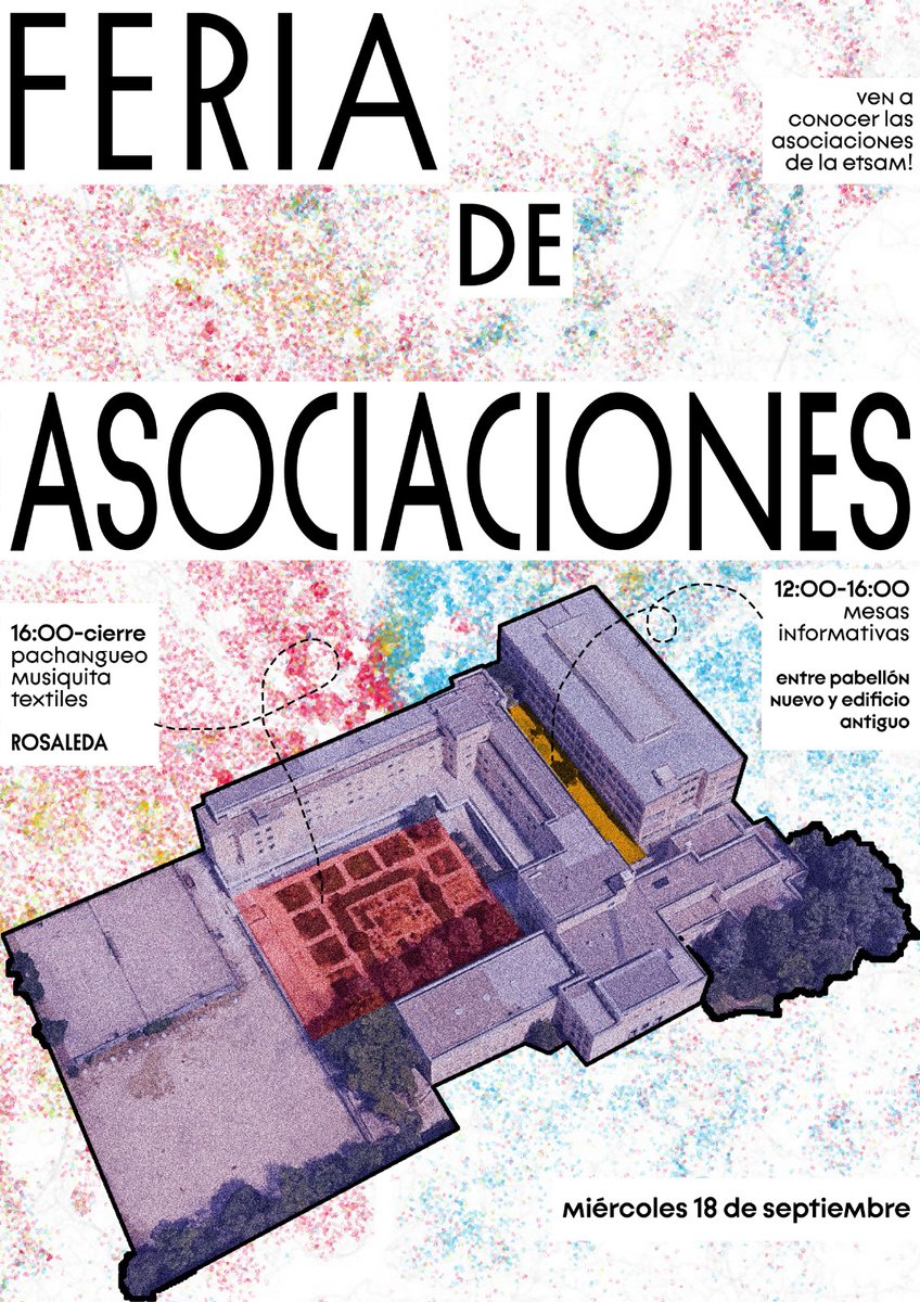 Mañana es la FERIA DE ASOCIACIONES!!
Montaremos nuestra mesa a las 15:00 con revistas de números anteriores ✨gratis✨ como siempre para que podáis ver un poco lo que hacemos en la revista de la Escuela.
Nos vemos mañana :)