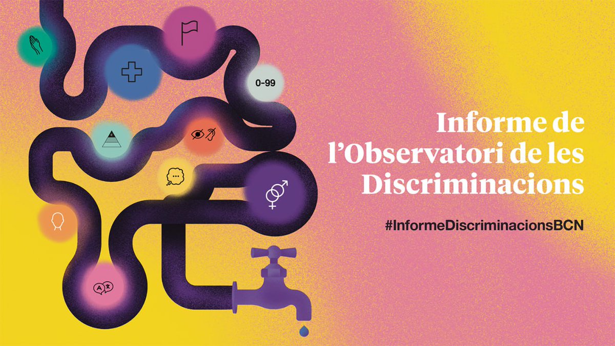 BCN_CiutatDrets's tweet photo. @utopiabcn @entitatecom @SalutMentalCat @salutpublicabcn @FederacioVeus @BCNJustGlobal @javierodriguez @bcn_ajuntament @BarcelonaLGTBI 👀 Ja pots llegir l'#InformeDiscriminacionsBCN! 

‼️ Coneix les vulneracions de drets que tenen lloc a la ciutat, què s'està fent per a fer-hi front o quin és l'impacte de les discriminacions en la salut mental. 

🔗 Troba'l aquí: https://t.co/uWyd6i0Def https://t.co/WAz1QTeIIL