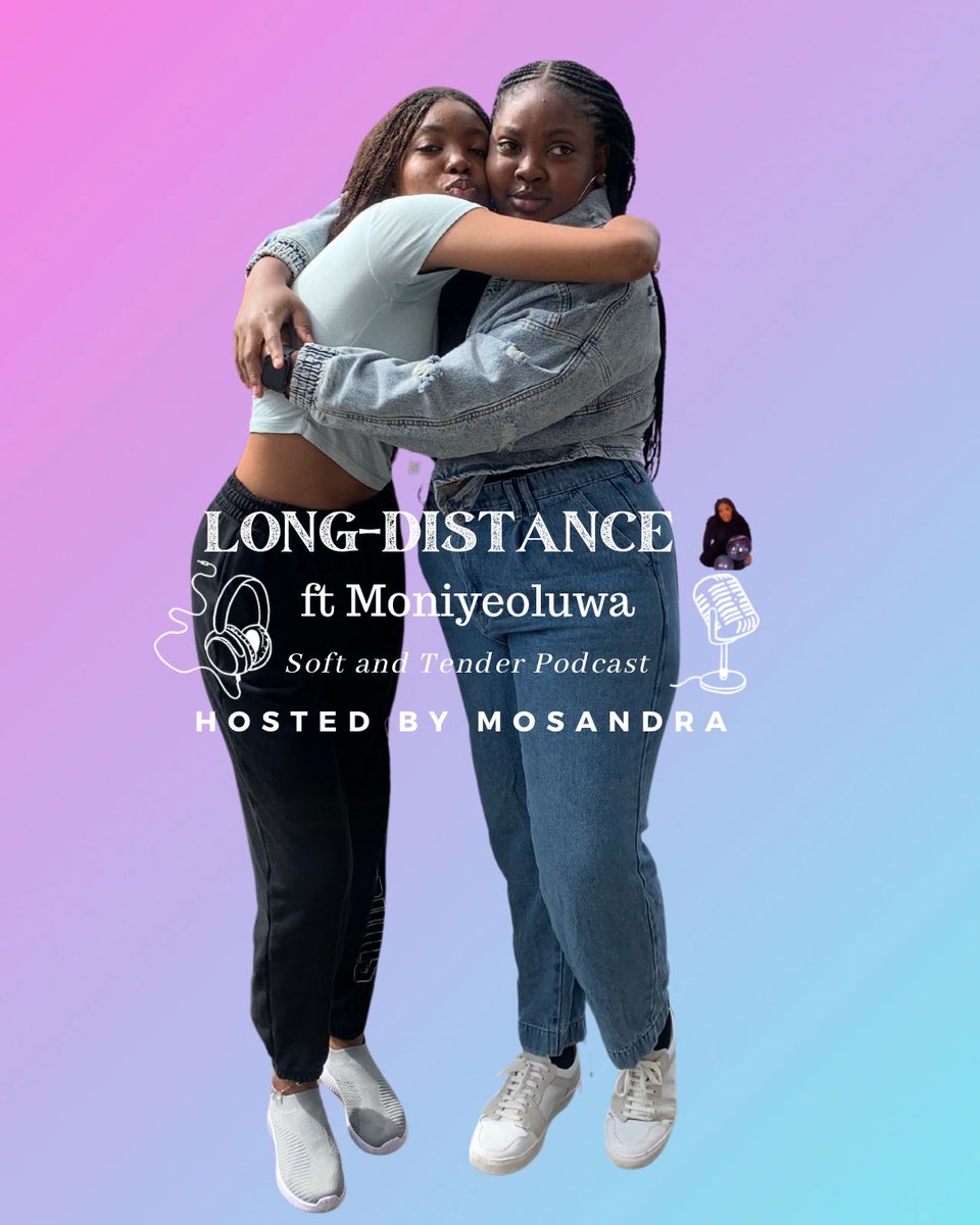 SoftnTenderPod's tweet image. Best part of this episode was having my sister @moniyeoluwa join me.
•
𝚂𝚘𝚏𝚝 𝚊𝚗𝚍 𝚃𝚎𝚗𝚍𝚎𝚛 𝙿𝚘𝚍𝚌𝚊𝚜𝚝 𝚒𝚜 𝚊𝚟𝚊𝚒𝚕𝚊𝚋𝚕𝚎 𝚘𝚗: 𝙰𝚙𝚙𝚕𝚎 𝙿𝚘𝚍𝚌𝚊𝚜𝚝𝚜, 𝙰𝚖𝚊𝚣𝚘𝚗 𝙼𝚞𝚜𝚒𝚌, 𝚂𝚙𝚘𝚝𝚒𝚏𝚢, 𝚈𝚘𝚞𝚃𝚞𝚋𝚎, 𝚎𝚝𝚌