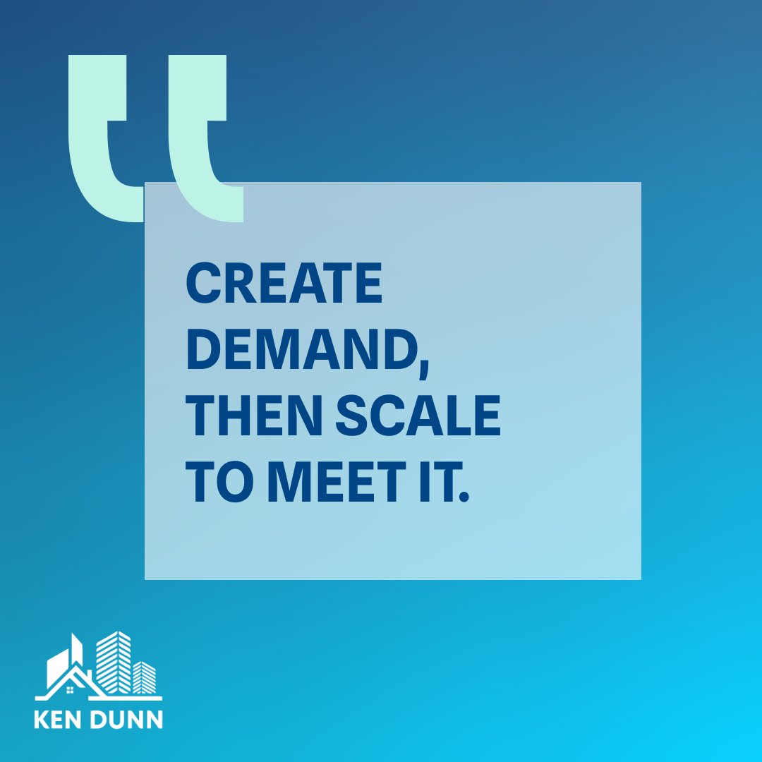 Ken_dunn's tweet image. Increase demand, scale with precision! 
Learn the tactics we used to increase demand and scale quickly—join the community now! youtu.be/uem_oDx8QWo

#CreateDemand #ScaleWithPrecision #BusinessExpansion