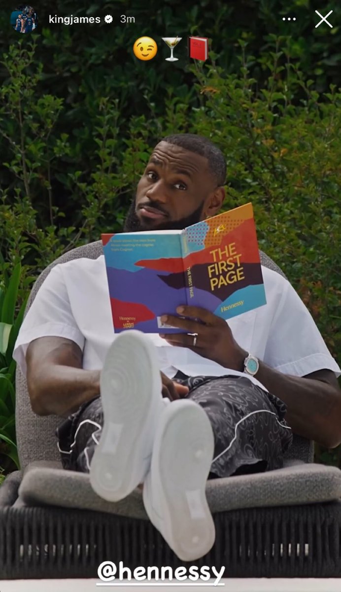 Bron on his IG story

This man must be stopped 😭😭😭