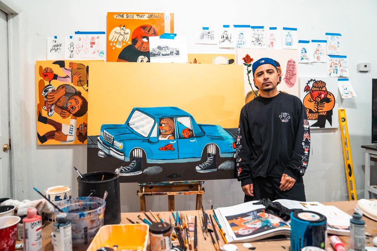 sentrock's tweet photo. Art show Saturday 

Tell someone you love https://t.co/iPlLAgFIpg