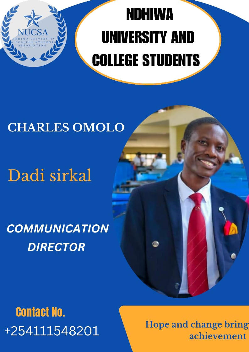NUCSAPOWER's tweet photo. Congratulations to our newly appointed Communication director  Charles Omolo. 👏👏👏👏👏 https://t.co/2JAGQ1aM4e