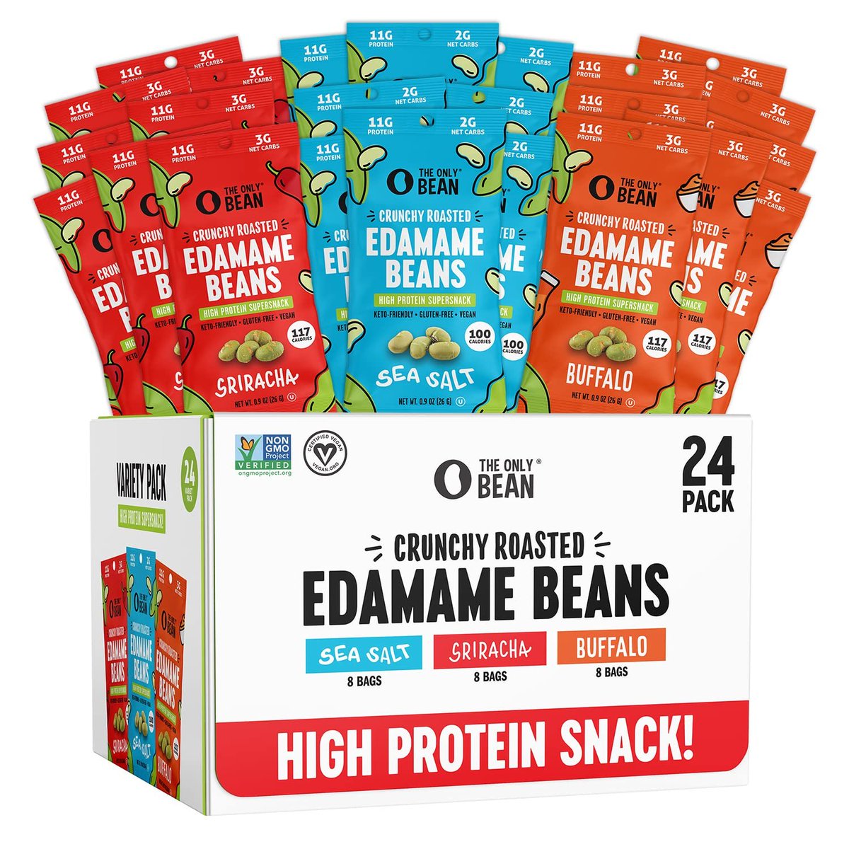 wetadeals's tweet photo. 4️⃣ Snack time, but make it healthy! 🌱 The Only Bean’s roasted edamame is the ultimate high-protein, low-carb option for kids and adults. #HealthySnacks #ProteinSnacks 

🍃 Check them out: https://t.co/7E2GIXqdHy https://t.co/vYxWeC6I7g