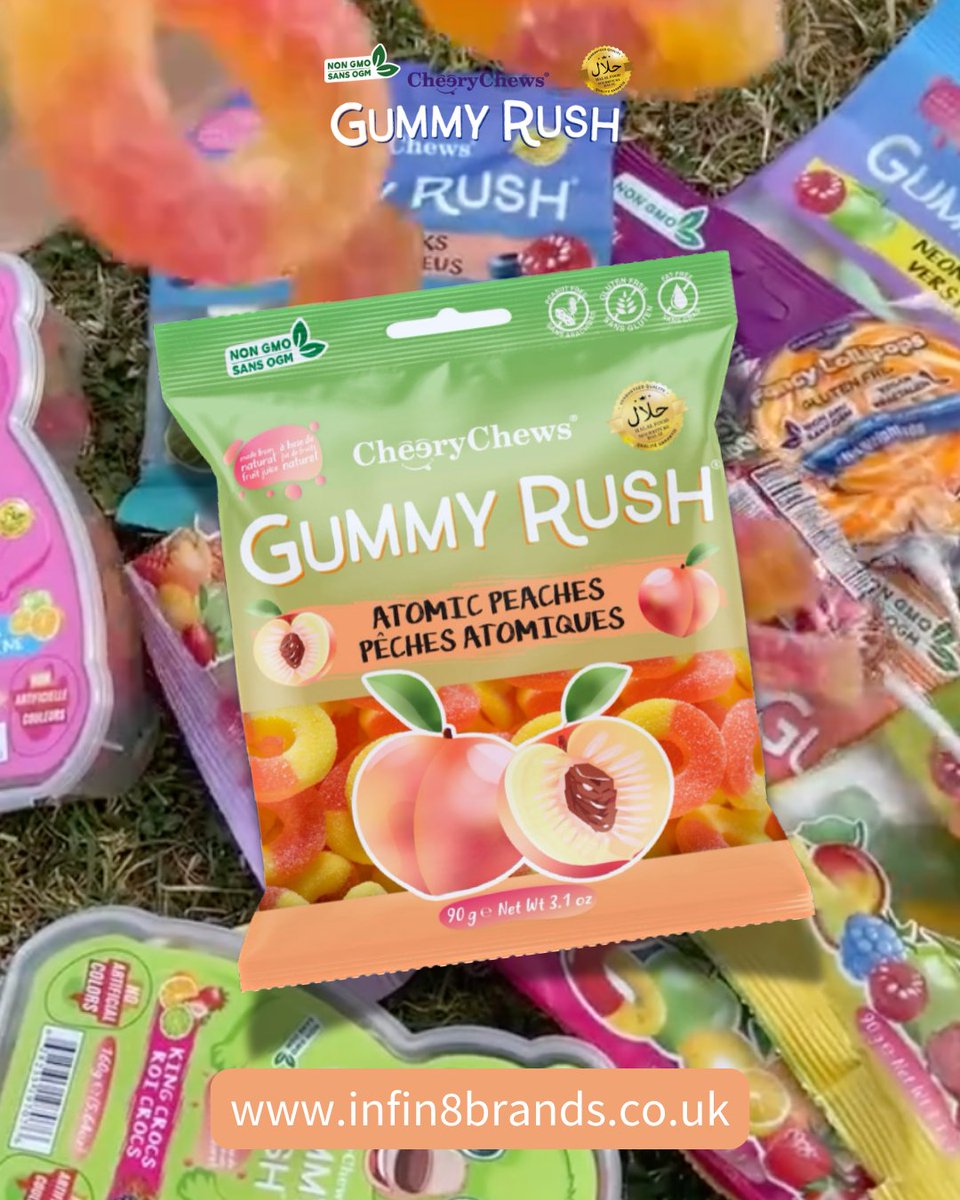 We're feeling peachy 🍑

🍬All 100% Halal Sweets🍬

Ready to stock Gummy Rush? Head over to our website!

#GummyRush #SweetPacks #SweetLovers #FizzySweets #HalalSweets #HalalFinds #HalalUK #SweetObsessed #UKSnacks #SnackReviews #GummySweets #NaturalSweets #halalfood #halalfoodie