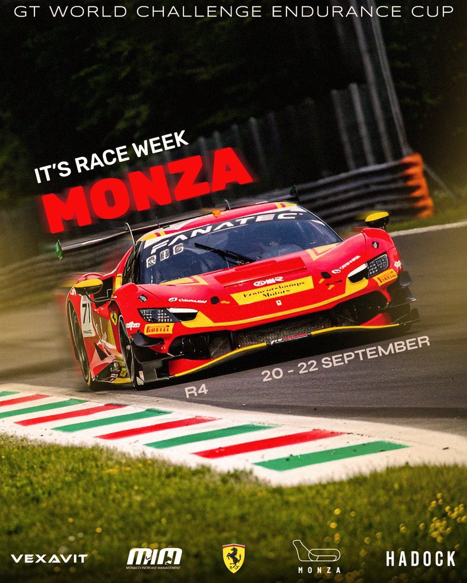 Settimana di gara!! Questa sarà speciale, gran premio di casa per la squadra e anche un po' per me 🇮🇹❤️
Siamo pronti!
•
•
It's race week!! This is a special one, home race for the team and a little bit for me as well 🇮🇹❤️
We are ready!