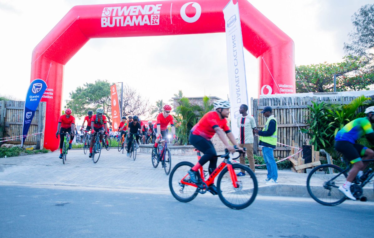 Hundreds of cyclists joined Pedal for Purpose ths weekend to raise funds for the Twende Butiama 2024 Bicycle Tour that will cover 1,800+ KM for social impact and honor Mwalimu's legacy.
<a href="/papilokanu/">Kanu Nwankwo</a> inspired us all "When you have the chance to do good, do it."*
 #TwendeButiama24