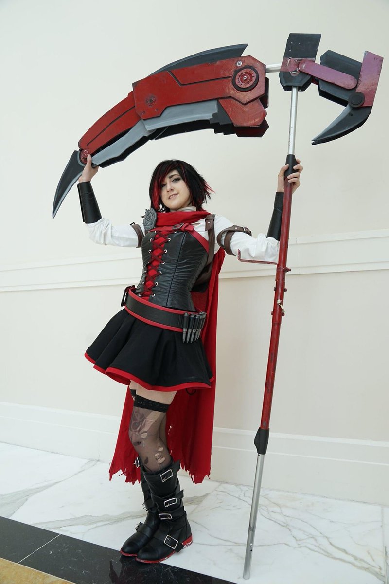 MangolooCosplay's tweet photo. @OfficialRWBY I think I may have too many Ruby’s 😅

Photographer credits:
📸 v4: Eurobeat Cosplay Kasumi
📸 v7-9: @jimay https://t.co/r4AAXUgjV8