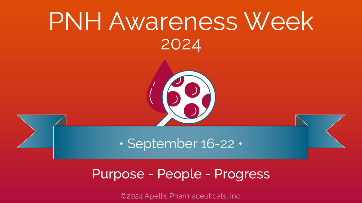 ApellisPharma's tweet photo. This #PNHAwarenessWeek we continue to focus on our purpose, to draw inspiration from the people living with and caring for those with PNH, and to celebrate the progress that has been made. Learn more about #PNH at https://t.co/kHL4FzCRsb.  #WeAreApellis https://t.co/JSkr69OjrI