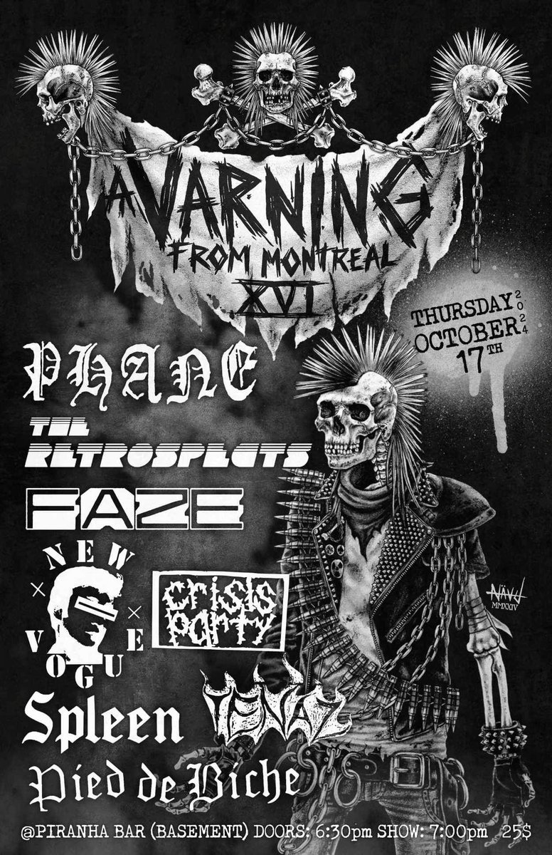 Crisis Party are doing a mini tour with Hug Mosh before a killer Ottawa show and VARNING in Montreal. 
I swear we still are working on a record