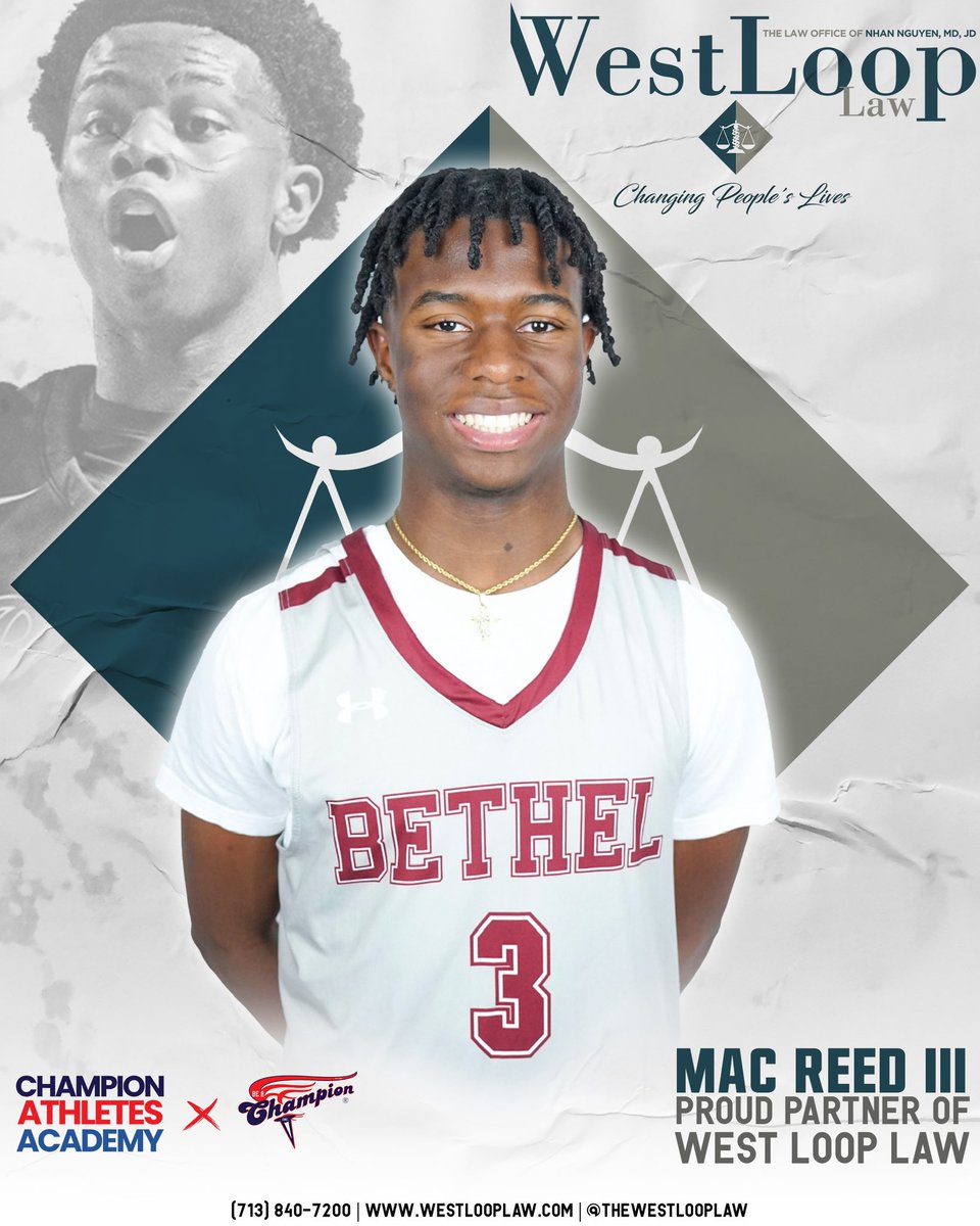 Mac Reed III (@mister_mr3) on Twitter photo 🔥Excited to team up with <a href="/bacchampionath/">Champion Athletes Academy</a> & <a href="/TheWestLoopLaw/">WestLoopLaw</a> !
With their support, I’m not just making hoops, I’m #ChangingPeoplesLives
Let’s slam dunk our way to making a real impact!🏆⚖️
<a href="/BEACHAMPIONINC/">Be A Champion, Inc.</a> 🔥Excited to team up with <a href="/bacchampionath/">Champion Athletes Academy</a> & <a href="/TheWestLoopLaw/">WestLoopLaw</a> !
With their support, I’m not just making hoops, I’m #ChangingPeoplesLives
Let’s slam dunk our way to making a real impact!🏆⚖️
<a href="/BEACHAMPIONINC/">Be A Champion, Inc.</a>