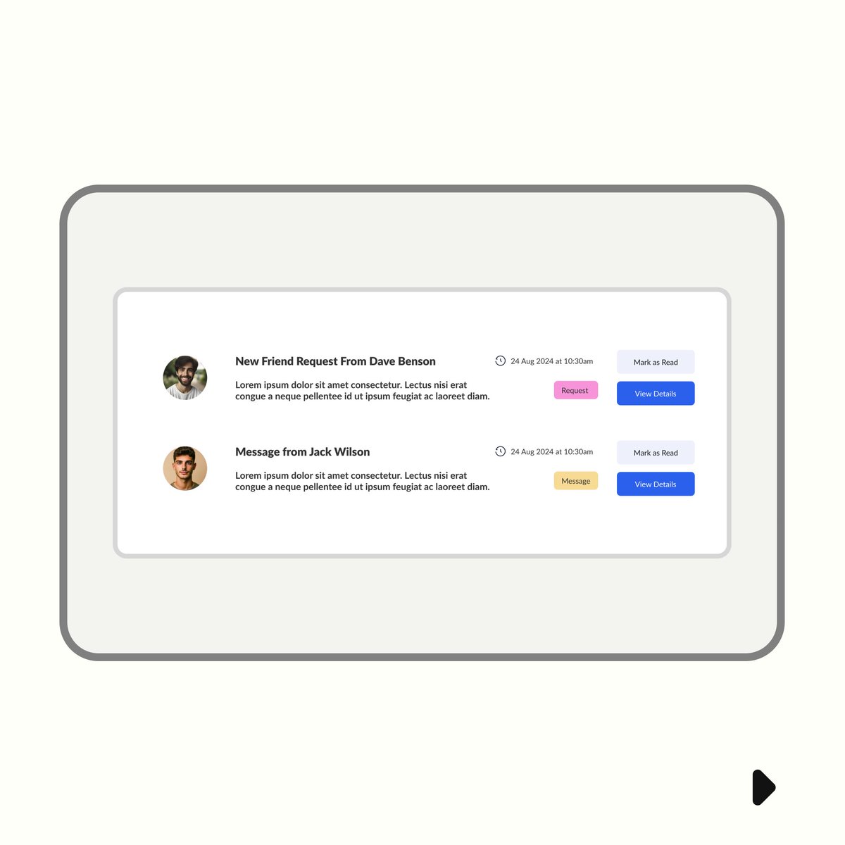 ThatOneDesygner's tweet image. This is Day 14/30 

Let me know your thoughts and kindly help repost.

#UIDesign #UIUX #emailnotification #email #mobilescreen
#mobileapp  #DesignChallenge #UiChallenge #DesignInspiration #InstaDesign #DesignTwitter #MobileDesign #ProductDesign #WebDesign