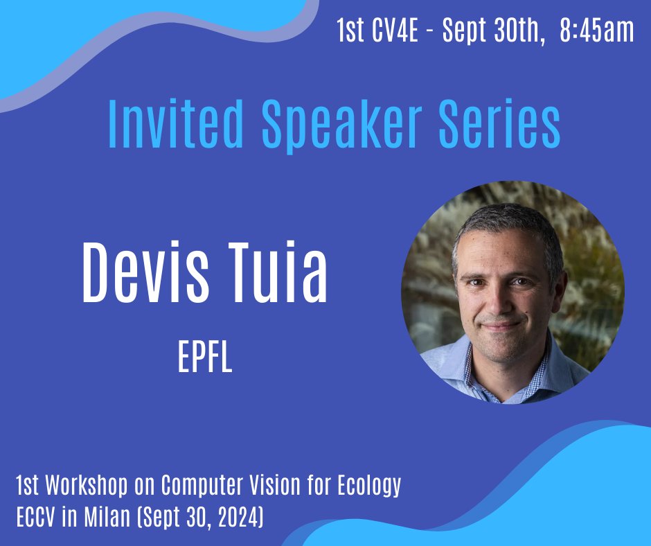 CV4E is only 2 weeks away 🌎

We are introducing the first speaker in our speaker series, Devis Tuia (<a href="/devistuia/">devistuia</a> ) from EPFL!  Devis leads the Environmental Computational Science and Earth Observation laboratory where he studies Earth and biodiversity from above with ML &amp; CV.