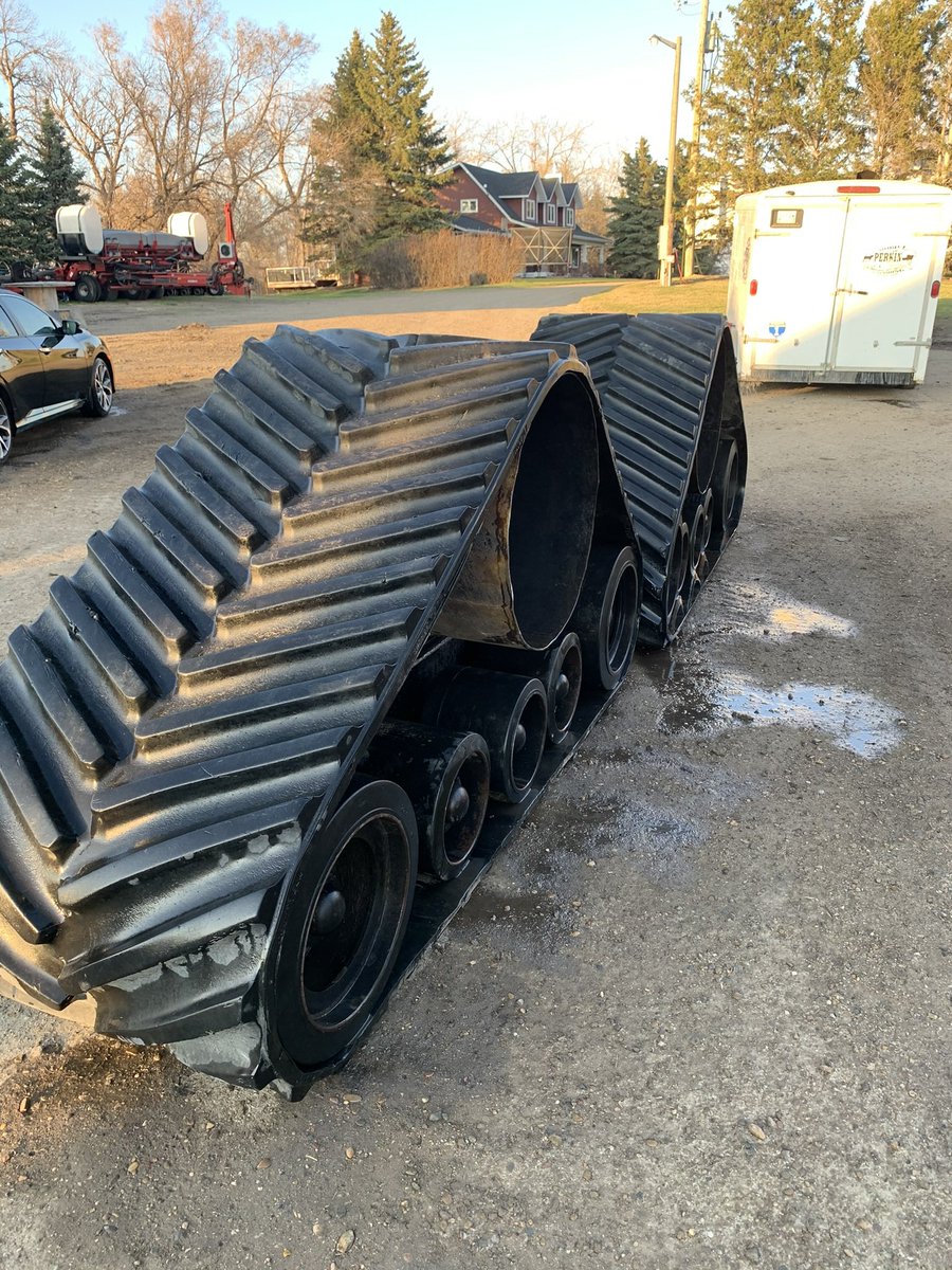 If anyone in eastern MB is needing tracks for anything CNH please DM me.  We have a set of GRIP tracks for sale