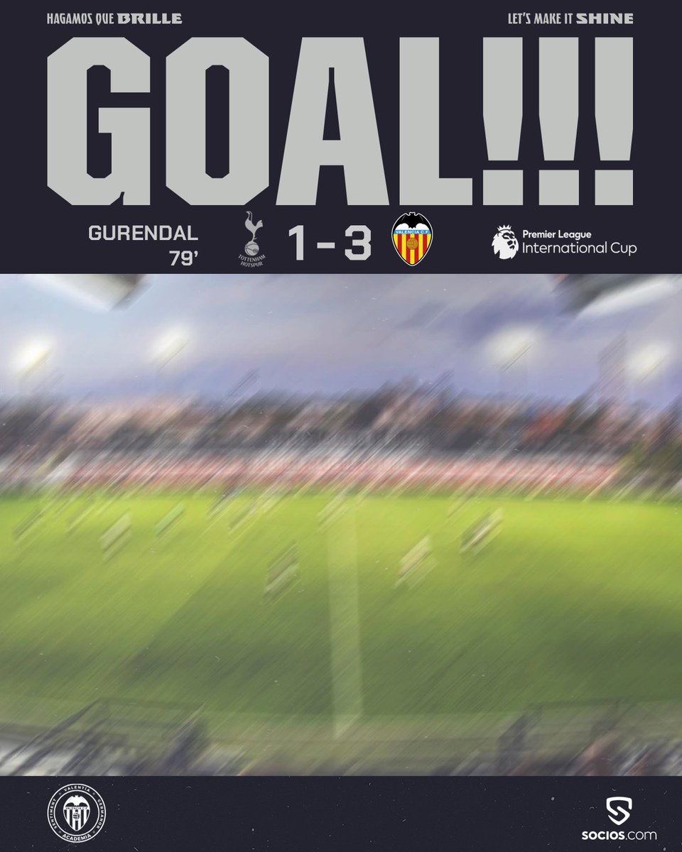¡GOOOOOOOOOL! ¡GOOOOOOOOOL! ¡GOOOOOOOOOL! ¡GOOOOOOOOOL! ¡GOOOOOOOOOL! ¡GOOOOOOOOOL! 

¡GOOOOOOL DE <a href="/alexgurendal/">Alexander Gurendal</a>  !

#TottenhamVCFMestalla ⚪️🔵🦇
⚽ 1-3 | ⌚ 79' | #PLInternationalCup 

🔴 Sigue la segunda parte en Directo: 
youtube.com/@valenciacf?si…