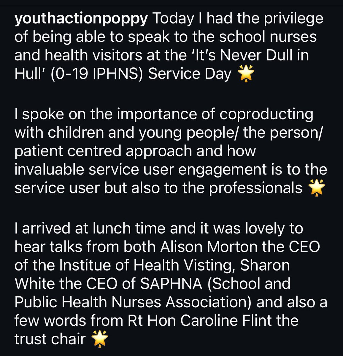 In the words of Poppy: